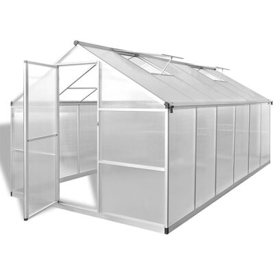 VMP Szklarnia ogrodowa ze wzmacnianą, aluminiową ramą, 9,025 m² VMP Szklarnia ogrodowa ze wzmacnianą, aluminiową ramą, 9,025 m²