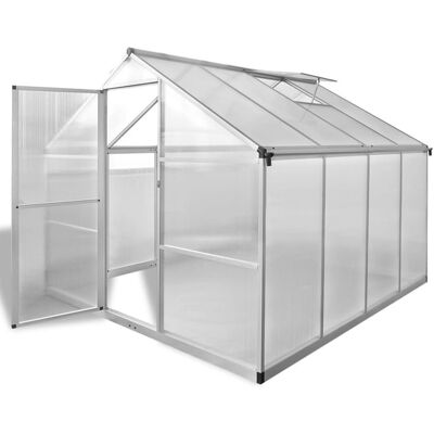 VMP Szklarnia Ogrodowa Ze Wzmacnianą Aluminium Ramą, 6,05 M² VMP Szklarnia Ogrodowa Ze Wzmacnianą Aluminium Ramą, 6,05 M²