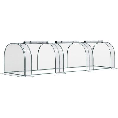 Szklarnia Outsunny z drzwiami, szklarnia z folii stalowej, szklarnia na balkon, ogród, szklarnia na pomidory 350x100x80 cm, szklarnia na pomidory, w.. Szklarnia Outsunny z drzwiami, szklarnia z folii stalowej, szklarnia na balkon, ogród, szklarnia na pomidory 350x100x80 cm, szklarnia na pomidory, w..