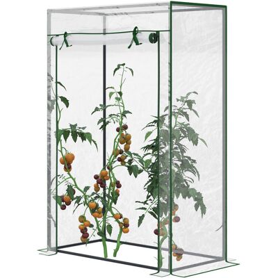Szklarnia Outsunny z drzwiami, zimowa szklarnia z folii stalowej, szklarnia na balkon, do ogrodu, szklarnia na pomidory 100x50x150 cm, szklarnia na .. Szklarnia Outsunny z drzwiami, zimowa szklarnia z folii stalowej, szklarnia na balkon, do ogrodu, szklarnia na pomidory 100x50x150 cm, szklarnia na ..