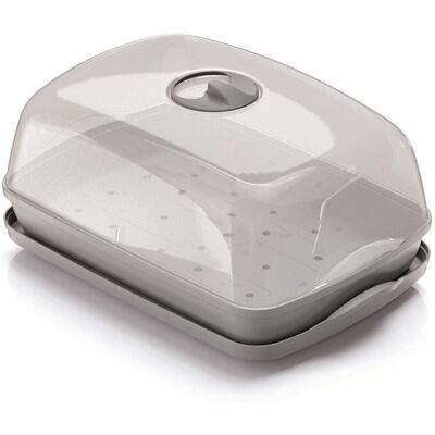 Prosperplast - Za3741 - szary kamień - 3.6L - Seed tray Prosperplast - Za3741 - szary kamień - 3.6L - Seed tray