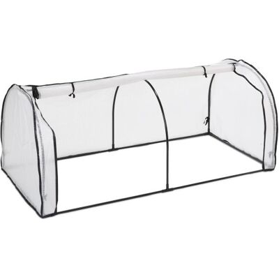 RELAXDAYS Szklarnia tunel foliowy z drzwiczkami do roślin PCW 200cm RELAXDAYS Szklarnia tunel foliowy z drzwiczkami do roślin PCW 200cm