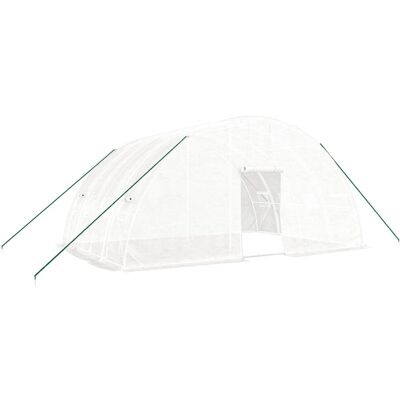 VMP Szklarnia Ze Stalową Ramą, Biała, 24 M², 6X4X2,85 M VMP Szklarnia Ze Stalową Ramą, Biała, 24 M², 6X4X2,85 M