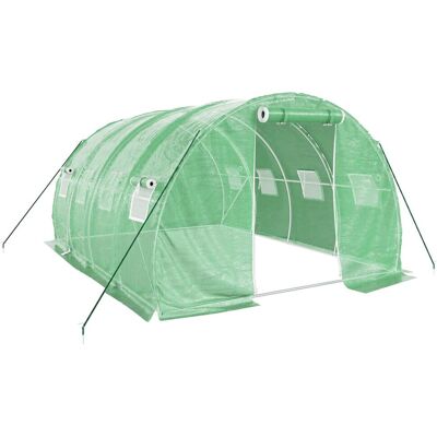 VMP Szklarnia Ze Stalową Ramą, Zielona, 12 M², 4X3X2 M VMP Szklarnia Ze Stalową Ramą, Zielona, 12 M², 4X3X2 M