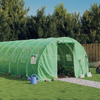 VMP Szklarnia Ze Stalową Ramą, Zielona, 30 M², 10X3X2 M VMP Szklarnia Ze Stalową Ramą, Zielona, 30 M², 10X3X2 M