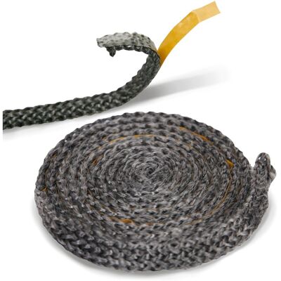 Kratki Sznur Uszczelniający Do Kominków I Pieców, Płaski, Samoprzylepny, Grubość 6x3mm (15m) Kratki Sznur Uszczelniający Do Kominków I Pieców, Płaski, Samoprzylepny, Grubość 6x3mm (15m)