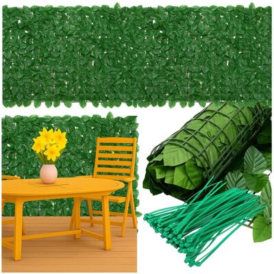 Iso Trade Sztuczny żywopłot GARDLOV bluszcz na ogrodzenie balkon ścianę siatka 5 m x 50 cm! Iso Trade Sztuczny żywopłot GARDLOV bluszcz na ogrodzenie balkon ścianę siatka 5 m x 50 cm!