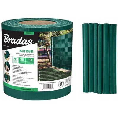 BRADAS Taśma Ogrodzeniowa 190X35M Osłona Płot Ogrodzenie BRADAS Taśma Ogrodzeniowa 190X35M Osłona Płot Ogrodzenie