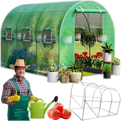 Rabino TUNEL FOLIOWY FOLIAK SZKLARNIA PEŁEN ZESTAW 3x2x2m STELAŻ + FOLIA Rabino TUNEL FOLIOWY FOLIAK SZKLARNIA PEŁEN ZESTAW 3x2x2m STELAŻ + FOLIA