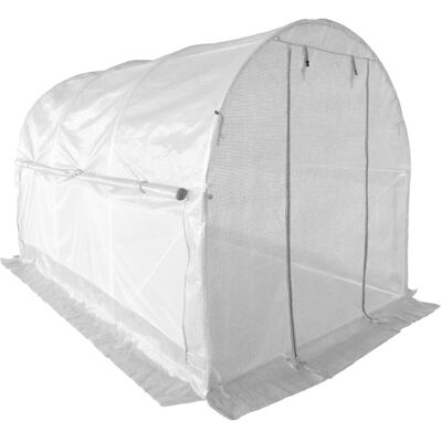 4iQ Group Tunel Foliowy Szklarnia 2x3m PREMIUM 6m2 z Siatką na insekty Biały rurki 25mm 4iQ Group Tunel Foliowy Szklarnia 2x3m PREMIUM 6m2 z Siatką na insekty Biały rurki 25mm