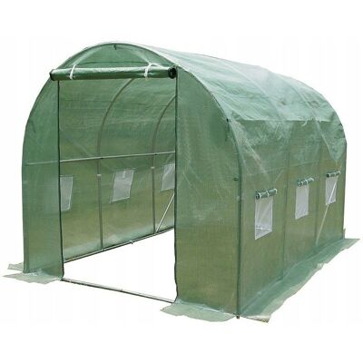 4iQ Group Tunel Foliowy Szklarnia 2x4,5m PREMIUM z Siatką PE grube rurki 25mm 4iQ Group Tunel Foliowy Szklarnia 2x4,5m PREMIUM z Siatką PE grube rurki 25mm