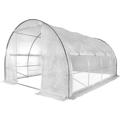 4iQ Group Tunel Foliowy Szklarnia 3x6m PREMIUM 18m2 z Siatką na insekty Biały rurki 25mm 4iQ Group Tunel Foliowy Szklarnia 3x6m PREMIUM 18m2 z Siatką na insekty Biały rurki 25mm