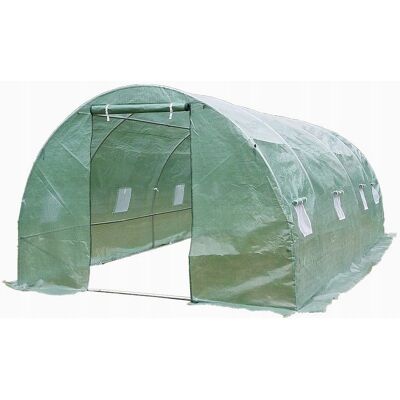 4iQ Group Tunel Foliowy Szklarnia 3x6m PREMIUM z Siatką PE grube rurki 25mm 4iQ Group Tunel Foliowy Szklarnia 3x6m PREMIUM z Siatką PE grube rurki 25mm