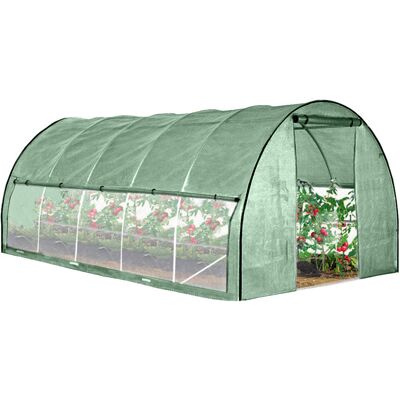 4iQ Group Tunel Foliowy Szklarnia 3x8m PREMIUM 24m2 z Siatką na insekty Zielony rurki 25mm 4iQ Group Tunel Foliowy Szklarnia 3x8m PREMIUM 24m2 z Siatką na insekty Zielony rurki 25mm