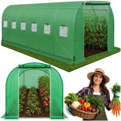lean Tunel Ogrodowy Foliowy Szklarnia Na Warzywa Pro Stelaż 25Mm 10X3X2M 30M² lean Tunel Ogrodowy Foliowy Szklarnia Na Warzywa Pro Stelaż 25Mm 10X3X2M 30M²