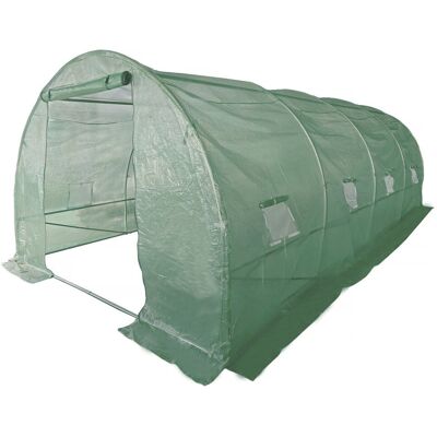 Other Tunel ogrodowy 'Lys' 6 x 3 m - szklarnia - 18 m² - 140 g - zielony Other Tunel ogrodowy 'Lys' 6 x 3 m - szklarnia - 18 m² - 140 g - zielony