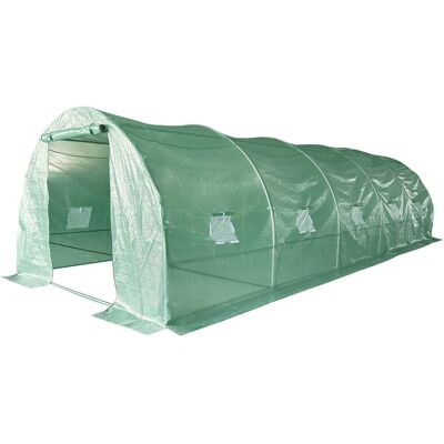 Other Tunel ogrodowy 'Lys' 8 x 3 m - szklarnia - 24 m² - 140 g - zielony Other Tunel ogrodowy 'Lys' 8 x 3 m - szklarnia - 24 m² - 140 g - zielony
