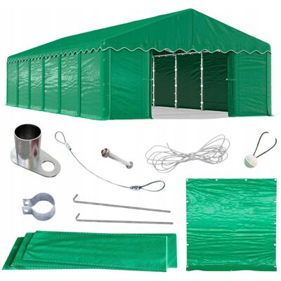 Inny producent Namiot Ogrodowy Imprezowy Przemysłowy Magazynowy -LETNI ZIELONE ABIKO 6x12m Inny producent Namiot Ogrodowy Imprezowy Przemysłowy Magazynowy -LETNI ZIELONE ABIKO 6x12m