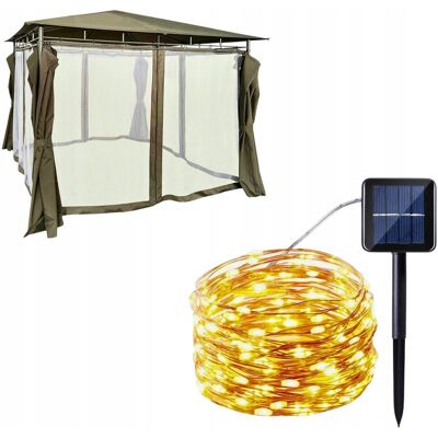 Inny producent Pawilon Ogrodowy Namiot Altana LED 4 ścianek 3x3 300x300x260m Antracyt Inny producent Pawilon Ogrodowy Namiot Altana LED 4 ścianek 3x3 300x300x260m Antracyt
