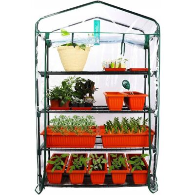 Inny producent ULEPSZONA SZERSZA 4 POZIOMOWA SZKLARNIA DO WARZYW 102 X 49 X 160 CM Inny producent ULEPSZONA SZERSZA 4 POZIOMOWA SZKLARNIA DO WARZYW 102 X 49 X 160 CM