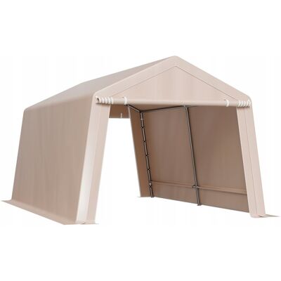 VEVOR NAMIOT NARZĘDZIOWY 305X457X243 CM SOLIDNY NAMIOT GARAŻOWY Z PE BEŻOWY VEVOR NAMIOT NARZĘDZIOWY 305X457X243 CM SOLIDNY NAMIOT GARAŻOWY Z PE BEŻOWY