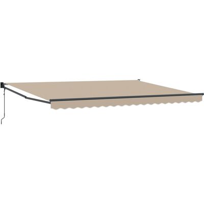 vidaXL Automatyczna Chowana Markiza Beżowa 450x300 cm vidaXL Automatyczna Chowana Markiza Beżowa 450x300 cm