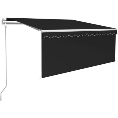 Vidaxl Automatyczna Markiza Z Zasłoną, Led I Czujnikiem, 3,5x2,5 M Vidaxl Automatyczna Markiza Z Zasłoną, Led I Czujnikiem, 3,5x2,5 M