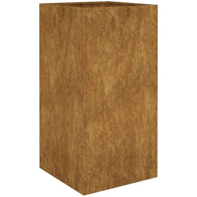 vidaXL Donica z corten stali 40x40x80 cm - Ogród vidaXL Donica z corten stali 40x40x80 cm - Ogród
