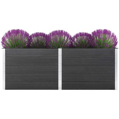 VidaXL Donica ogrodowa, 250 x 100 x 91 cm, WPC, szara VidaXL Donica ogrodowa, 250 x 100 x 91 cm, WPC, szara