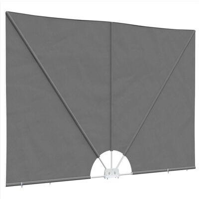 vidaXL Ekran Prywatności Balkonowej 240 x 160 cm Poliester Prostokątny vidaXL Ekran Prywatności Balkonowej 240 x 160 cm Poliester Prostokątny