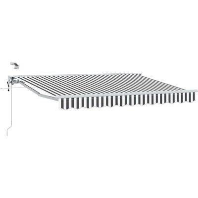 vidaXL Elektryczna Rozkładana Markiza Antracytowy i biały 3,5 x 2 m vidaXL Elektryczna Rozkładana Markiza Antracytowy i biały 3,5 x 2 m