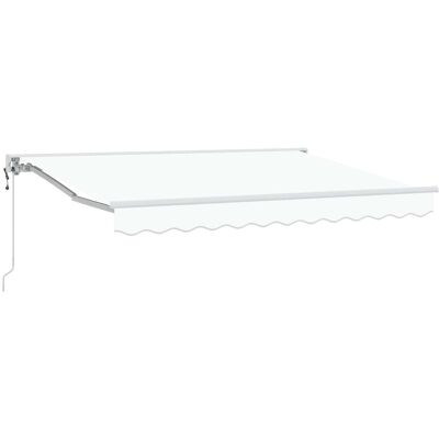 vidaXL Elektryczna Rozkładana Markiza Biały 3,5 x 2,5 m vidaXL Elektryczna Rozkładana Markiza Biały 3,5 x 2,5 m