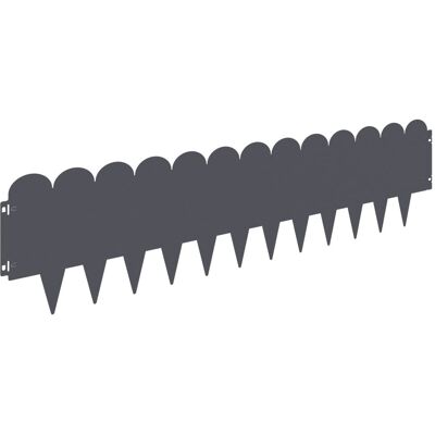 Vidaxl Krawężnik Do Trawnika 10 Pcs 103 X 25 Cm Stal Antracytowy Vidaxl Krawężnik Do Trawnika 10 Pcs 103 X 25 Cm Stal Antracytowy
