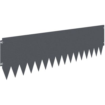 Vidaxl Krawężnik Do Trawnika 10 Pcs 103 X 30 Cm Stal Antracytowy Vidaxl Krawężnik Do Trawnika 10 Pcs 103 X 30 Cm Stal Antracytowy