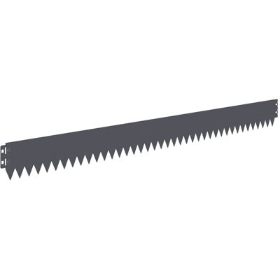 vidaXL Krawężnik do trawnika 20 pcs 103 x 10 cm Stal antracytowy vidaXL Krawężnik do trawnika 20 pcs 103 x 10 cm Stal antracytowy