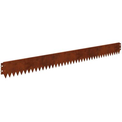 vidaXL Krawężnik do trawnika 20 pcs 103 x 10 cm Stal Rdzawy vidaXL Krawężnik do trawnika 20 pcs 103 x 10 cm Stal Rdzawy