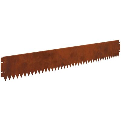 vidaXL Krawężnik do trawnika 20 pcs 103 x 15 cm Stal Rdzawy vidaXL Krawężnik do trawnika 20 pcs 103 x 15 cm Stal Rdzawy
