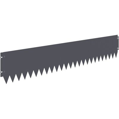 vidaXL Krawężnik do trawnika 20 pcs 103 x 20 cm Stal antracytowy vidaXL Krawężnik do trawnika 20 pcs 103 x 20 cm Stal antracytowy