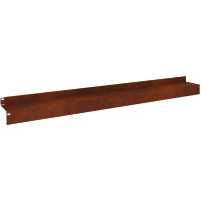 vidaXL Krawężnik do trawnika 30 pcs 100 x 10 x 8 cm Stal Rdzawy vidaXL Krawężnik do trawnika 30 pcs 100 x 10 x 8 cm Stal Rdzawy