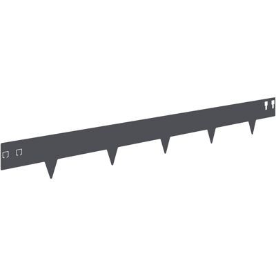 vidaXL Krawężnik do trawnika 30 pcs 100 x 12 cm Stal antracytowy vidaXL Krawężnik do trawnika 30 pcs 100 x 12 cm Stal antracytowy