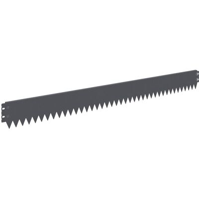 vidaXL Krawężnik do trawnika 30 pcs 103 x 10 cm Stal antracytowy vidaXL Krawężnik do trawnika 30 pcs 103 x 10 cm Stal antracytowy