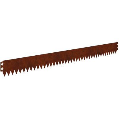 vidaXL Krawężnik do trawnika 30 pcs 103 x 10 cm Stal Rdzawy vidaXL Krawężnik do trawnika 30 pcs 103 x 10 cm Stal Rdzawy