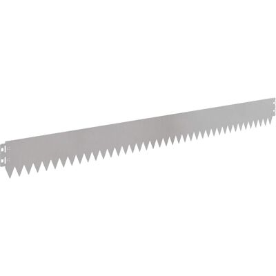 vidaXL Krawężnik do trawnika 30 pcs 103 x 10 cm Stal srebrny vidaXL Krawężnik do trawnika 30 pcs 103 x 10 cm Stal srebrny