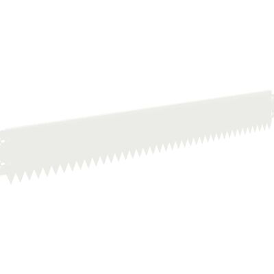 vidaXL Krawężnik do trawnika 30 pcs 103 x 15 cm Stal Biały vidaXL Krawężnik do trawnika 30 pcs 103 x 15 cm Stal Biały