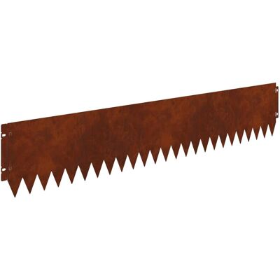 vidaXL Krawężnik do trawnika 30 pcs 103 x 20 cm Stal Rdzawy vidaXL Krawężnik do trawnika 30 pcs 103 x 20 cm Stal Rdzawy