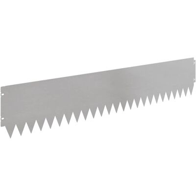vidaXL Krawężnik do trawnika 30 pcs 103 x 20 cm Stal srebrny vidaXL Krawężnik do trawnika 30 pcs 103 x 20 cm Stal srebrny