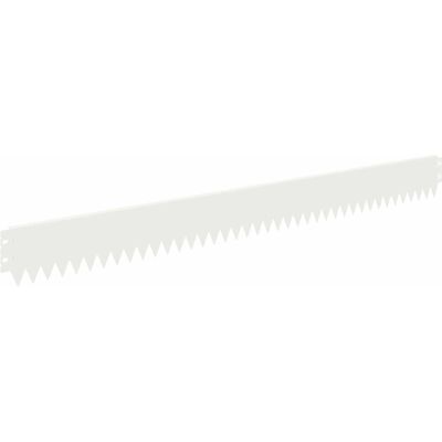 vidaXL Krawężnik do trawnika 50 pcs 103 x 10 cm Stal Biały vidaXL Krawężnik do trawnika 50 pcs 103 x 10 cm Stal Biały