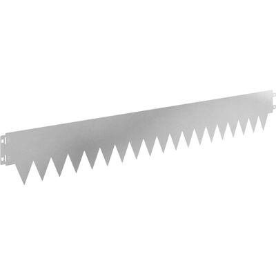 vidaXL Krawężnik do trawnika 50 pcs 103 x 15 cm metal srebrny vidaXL Krawężnik do trawnika 50 pcs 103 x 15 cm metal srebrny