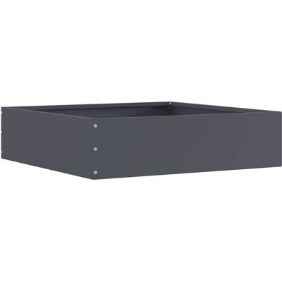 vidaXL Krawężnik do trawnika Antracyt 50 x 50 x 13 cm Stal vidaXL Krawężnik do trawnika Antracyt 50 x 50 x 13 cm Stal