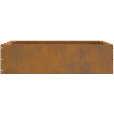 vidaXL Krawężnik do trawnika Rdzawy 50 x 50 x 13 cm vidaXL Krawężnik do trawnika Rdzawy 50 x 50 x 13 cm
